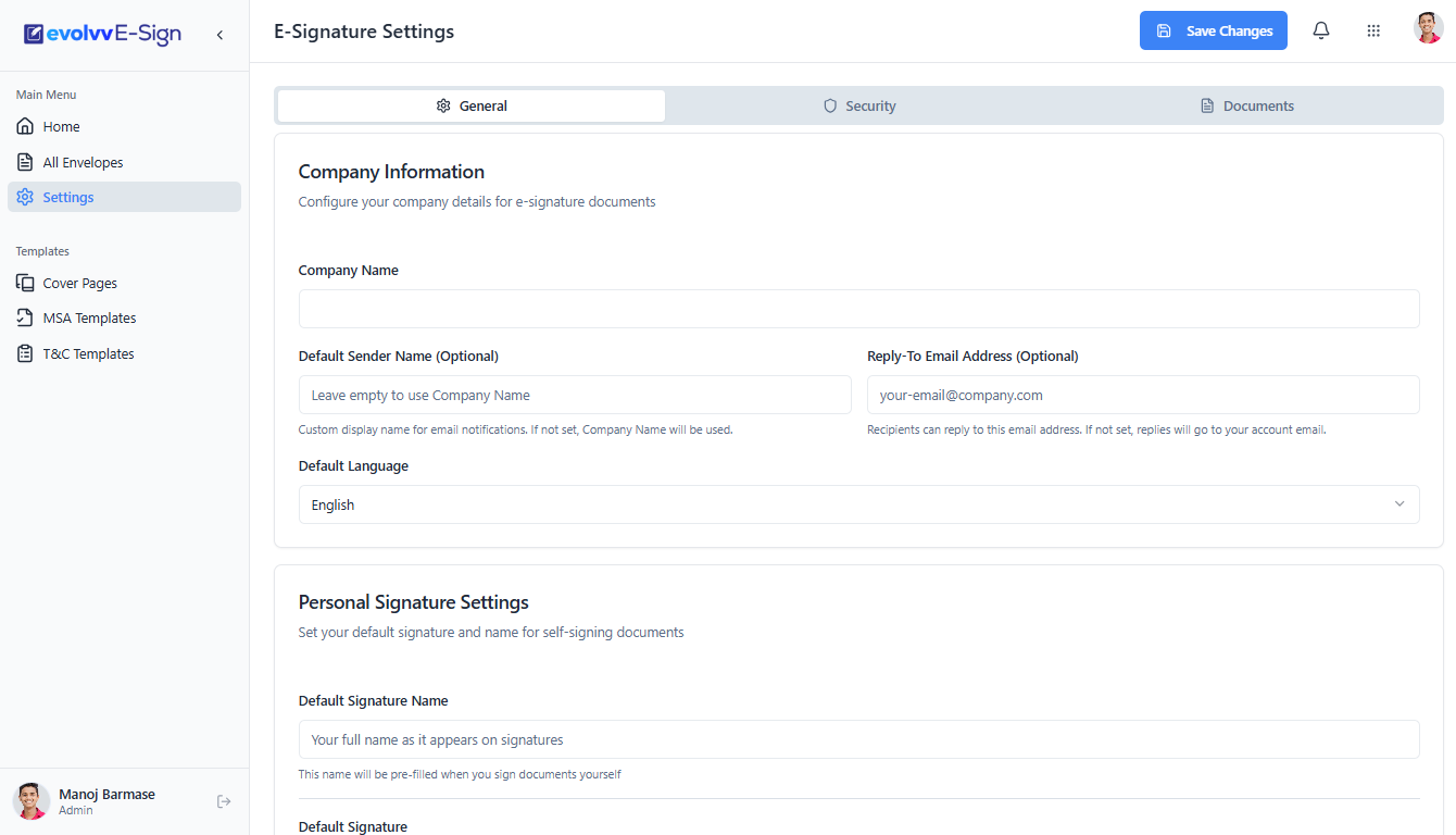 General Branding Settings 1
