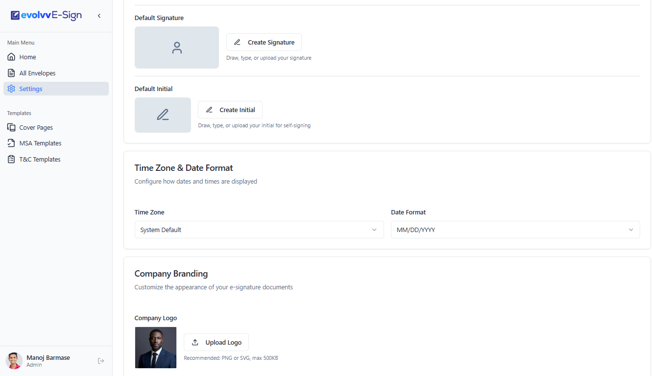 General Branding Settings 2