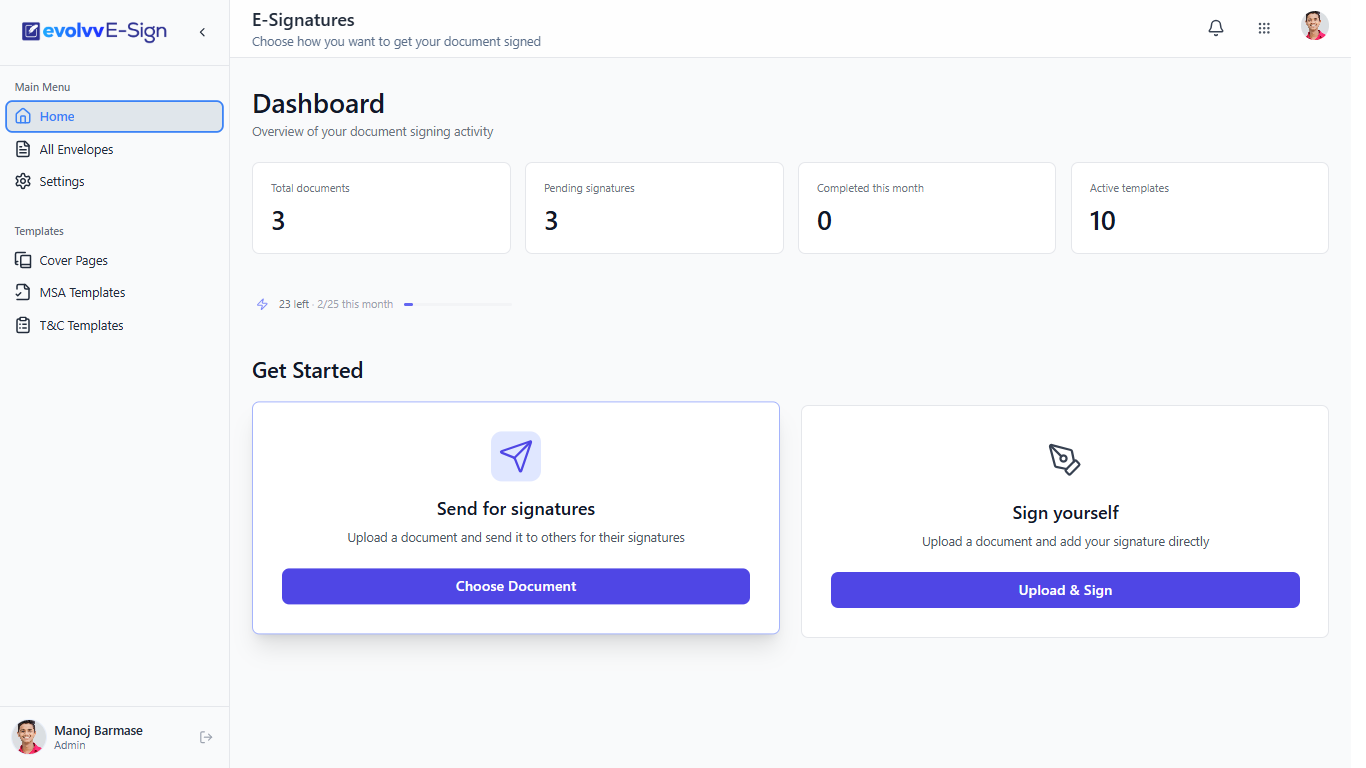 Upload Document Drag and Drop