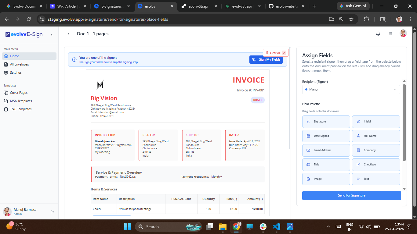 Assign Fields Interface Signer 2